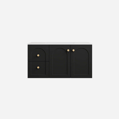 900mm Chester Federation wall hung PVC
  Cabinet - Matte Black - LK-FC94LW-MB