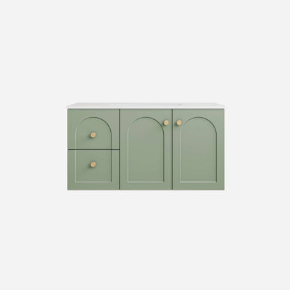 900mm Chester Federation wall hung PVC
  Cabinet - Olive Green - LK-FC94LW-MG