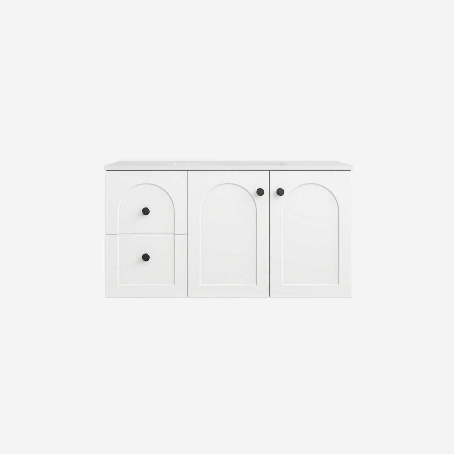 900mm Chester Federation wall hung PVC
  Cabinet - Matte White - LK-FC94LW-MW
