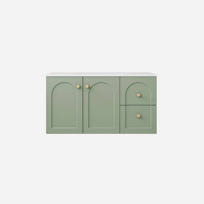 900mm Chester Federation wall hung PVC
  Cabinet - Olive Green - LK-FC94RW-MG
