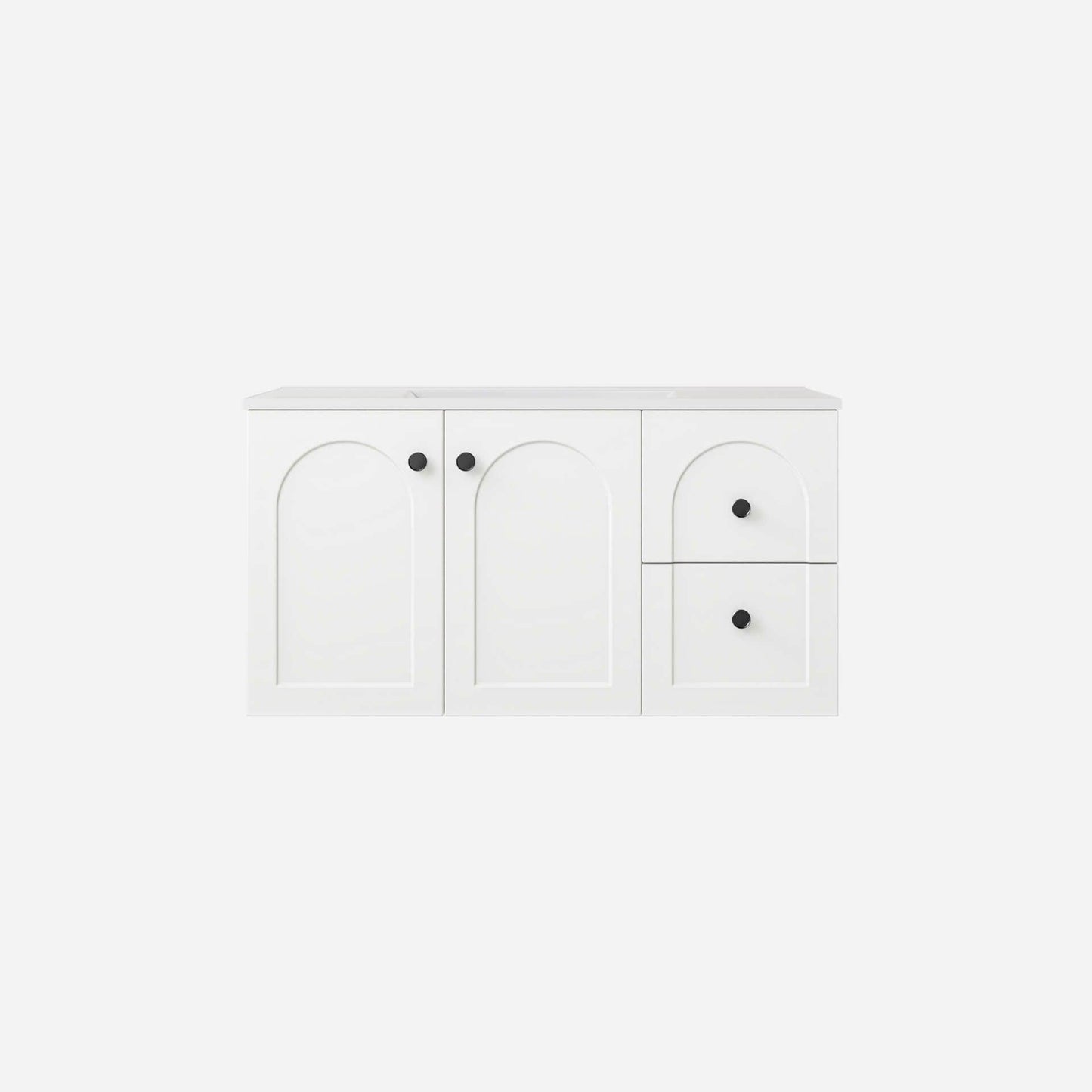 900mm Chester Federation wall hung PVC
  Cabinet - Matte White - LK-FC94RW-MW