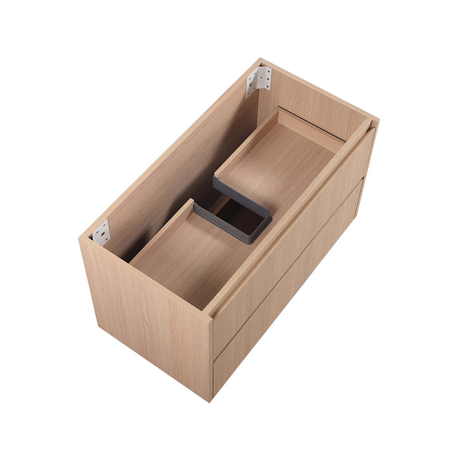 900mm Gladstone Wall Hung Plywood Cabinet - Sandy Oak Woodmatt - Cabinet Only