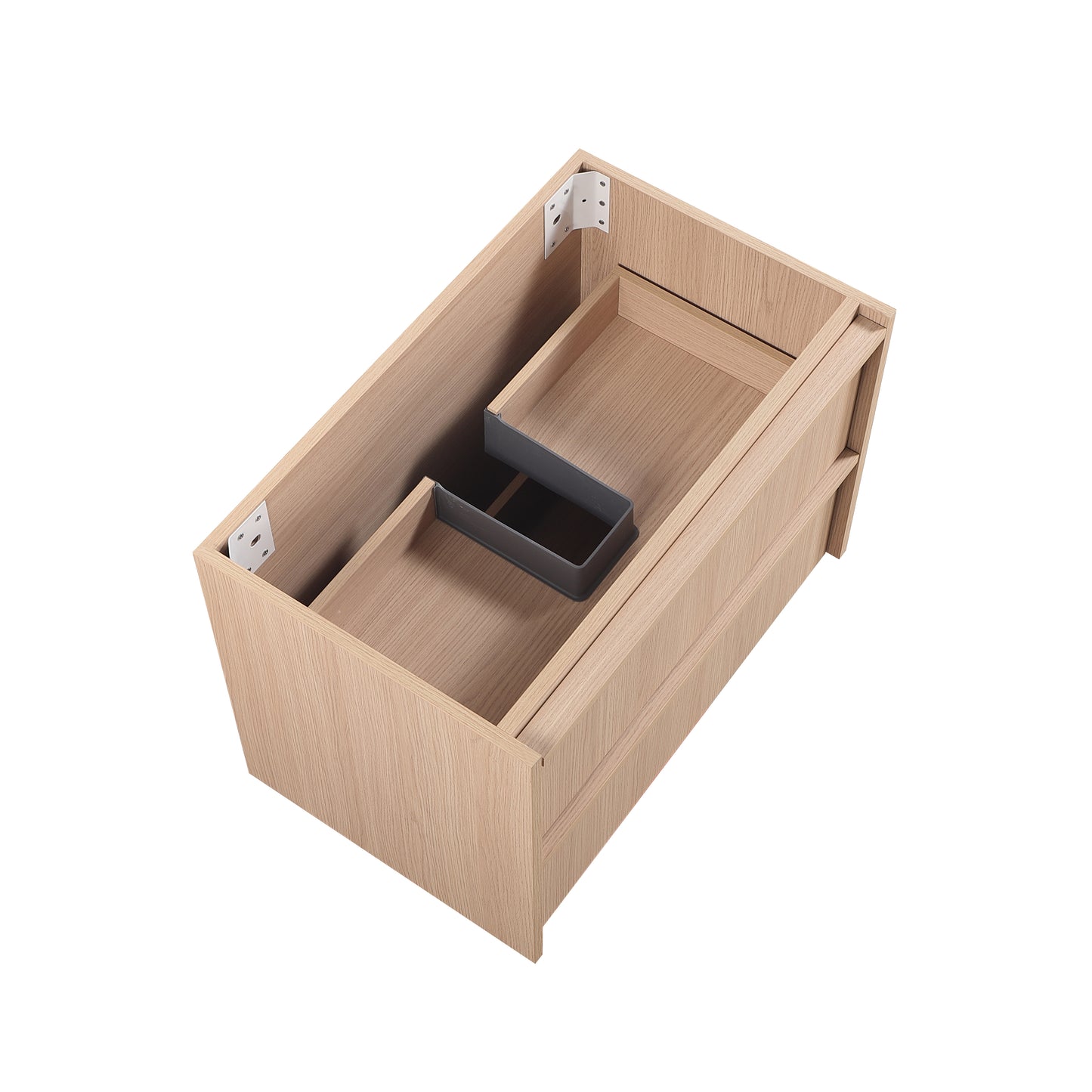 750mm Ridgewood Wall Hung Plywood Cabinet - Sandy Oak Woodmatt - Cabinet Only