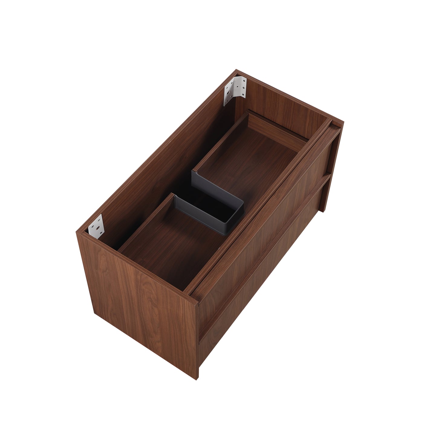 900mm Ridgewood Wall Hung Plywood Cabinet - Mocha Oak Woodmatt - Cabinet Only