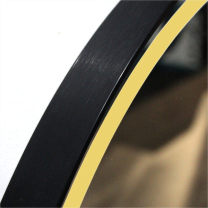 LUNA Black Framed LED Round Mirror -  900mm (MBK-RL90) **Discontinued/Clearance Stock No Exchange or Refund
