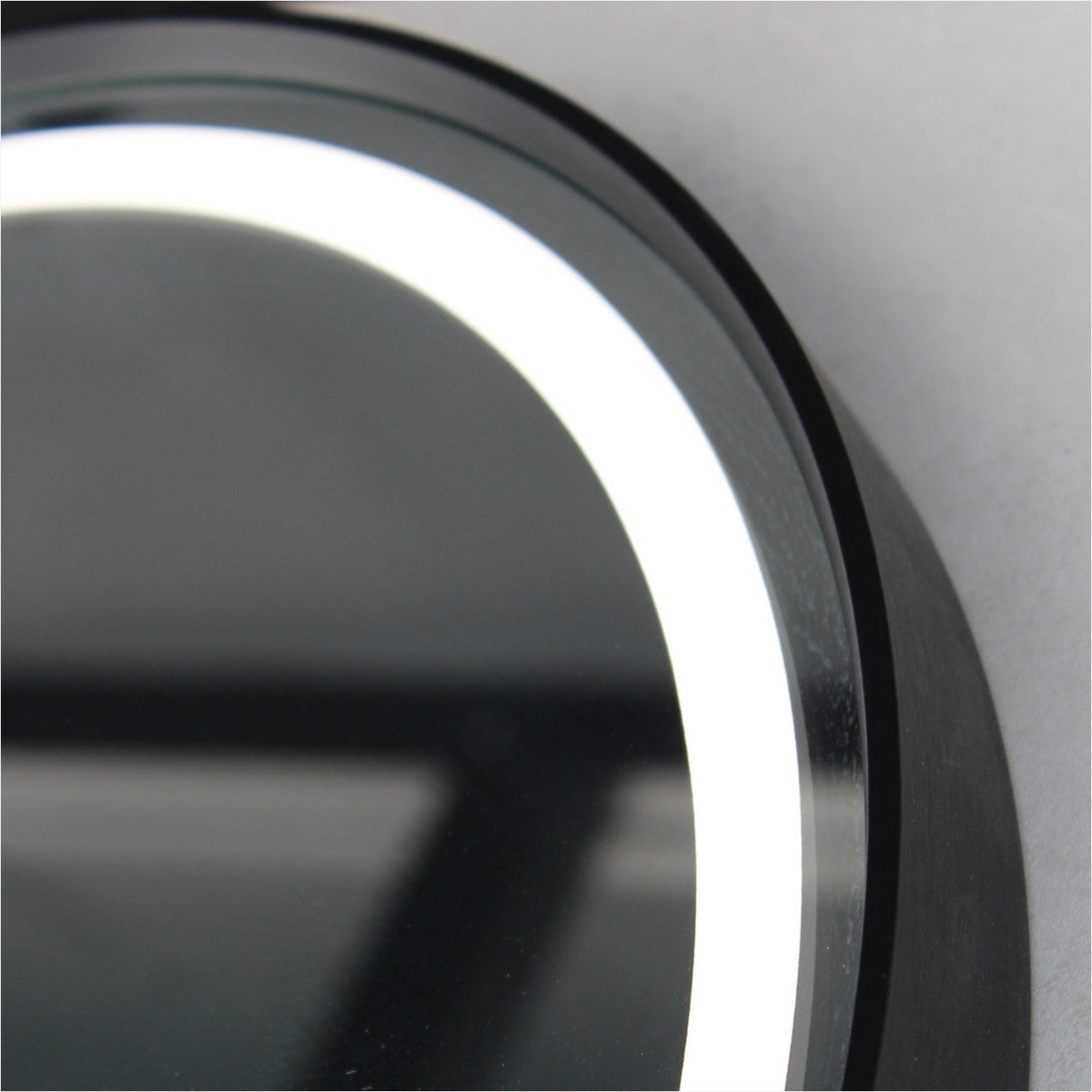 LUNA Black Framed LED Round Mirror -  900mm (MBK-RL90) **Discontinued/Clearance Stock No Exchange or Refund