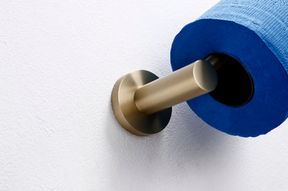 Lux S2 Toilet Roll Holder - Brushed Brass