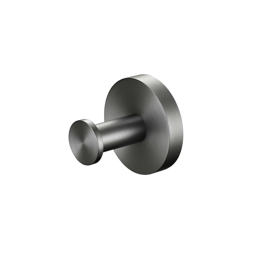 Lux S2 Single Robe Hook - Gunmetal