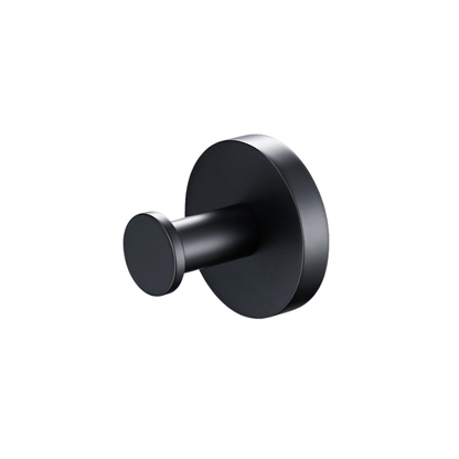 Lux S2 Single Robe Hook - Matte Black