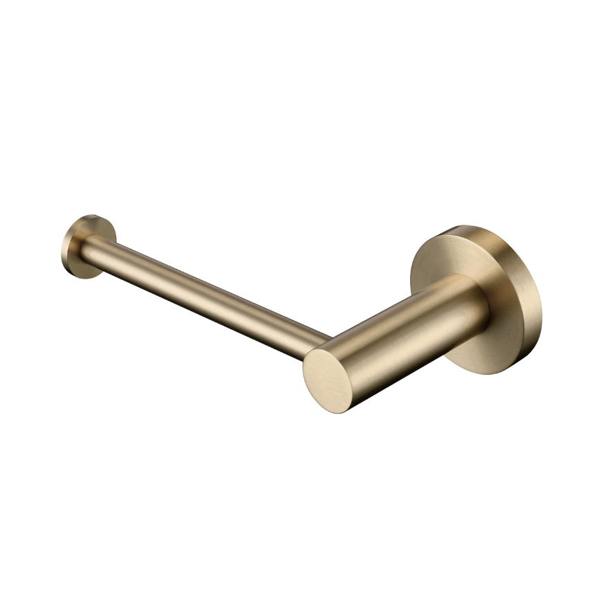 Lux S2 Toilet Roll Holder - Brushed Brass