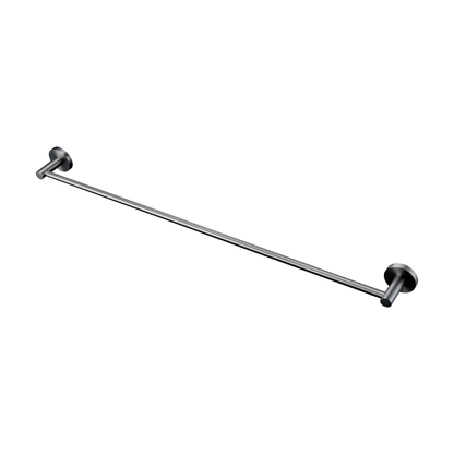 Lux S2 800mm Single Towel Rail - Gunmetal
