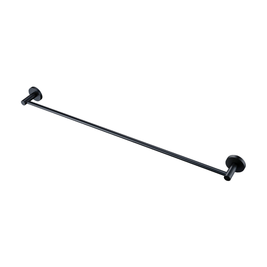Lux S2 800mm Single Towel Rail - Matte Black