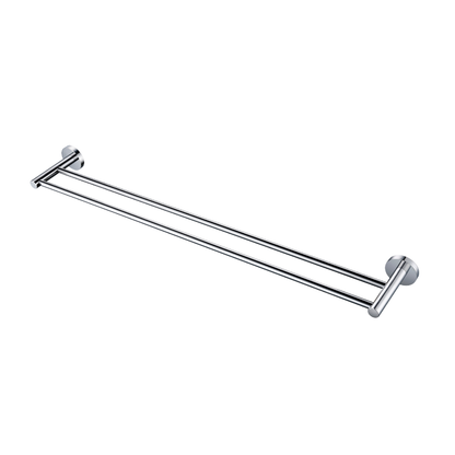 Lux S2 800mm Double Towel Rail - Chrome