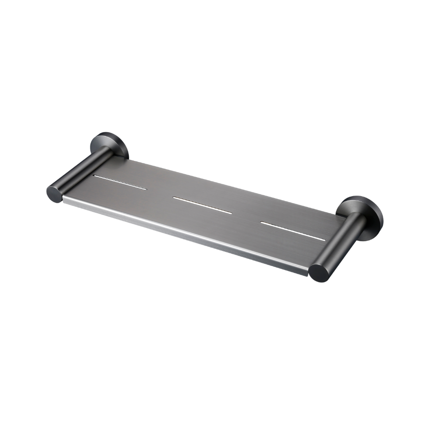 Lux S2 Metal Shower Shelf - Gunmetal