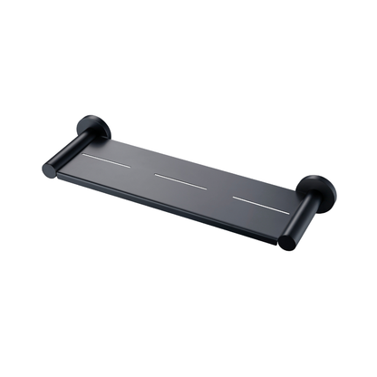 Lux S2 Metal Shower Shelf - Matte Black