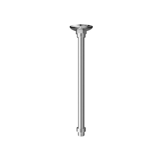 300mm Round Ceiling Shower Arm with flange - Chrome