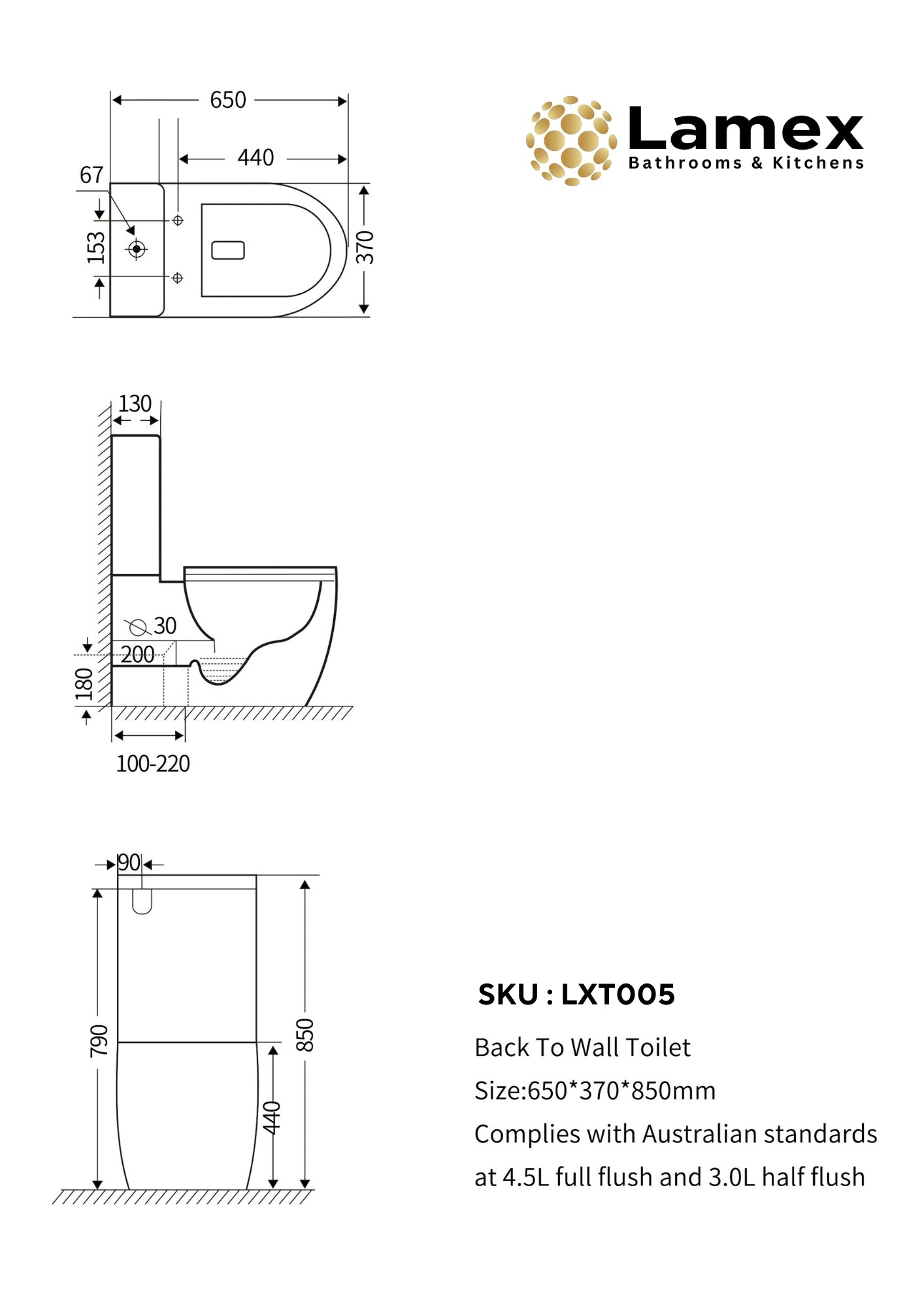 KORA Tornado Rimless Toilet Suite
