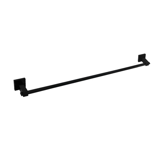 Lauren Project Single Towel Rail - Matte Black