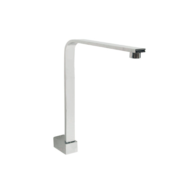 Lauren Gooseneck Shower Arm Square - Chrome