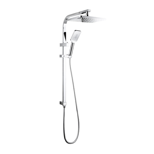 Liberty Twin Shower with Rail - Chrome