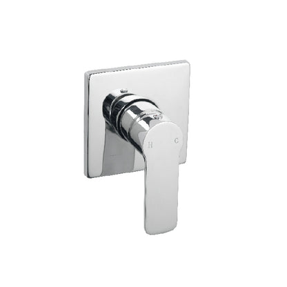 Liberty Wall Mixer - Black/Chrome