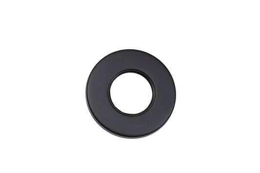 Oversize 85mm Round Backplate Suits Round Wall Mixer - Matte Black