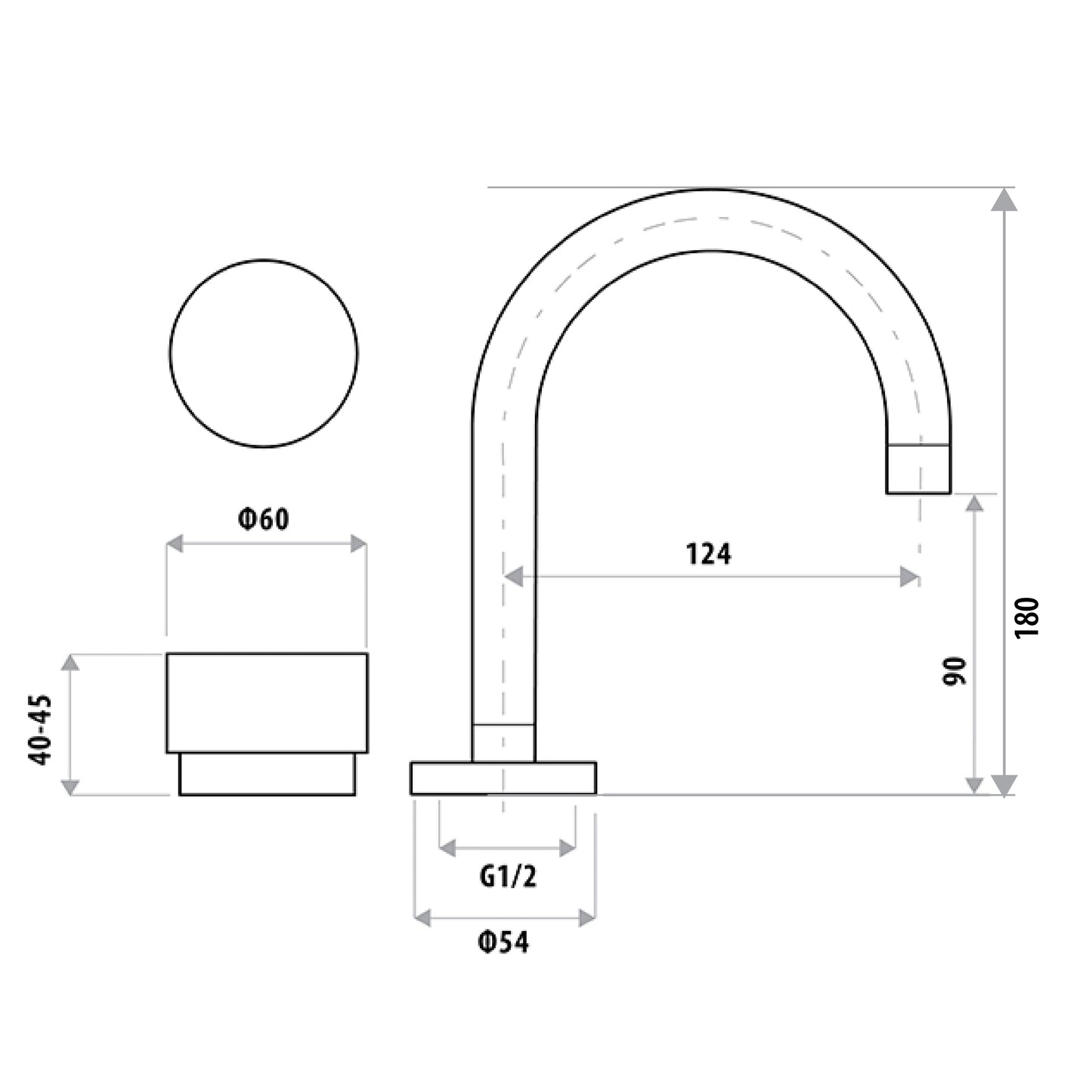 Loui Basin Set - Chrome