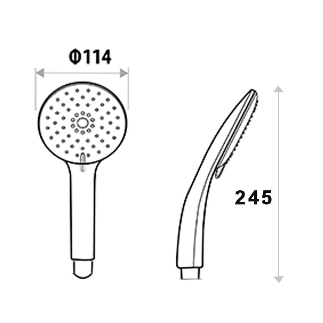 Loui Hand Shower only - Gun Metal