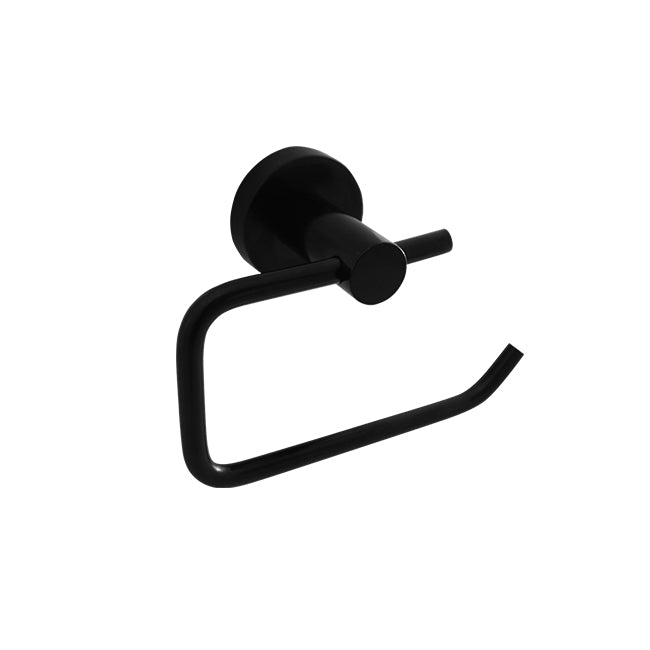 Loui Toilet Roll Holder   - Matte Black