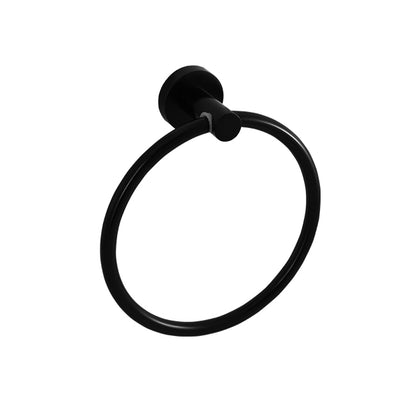 Loui Towel Ring   - Matte Black