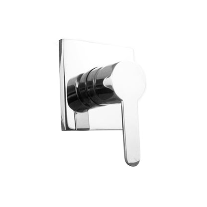Loui Wall Mixer (Square plate) - Chrome