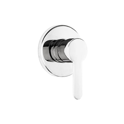 Loui Wall Mixer (Round Plate) - Chrome