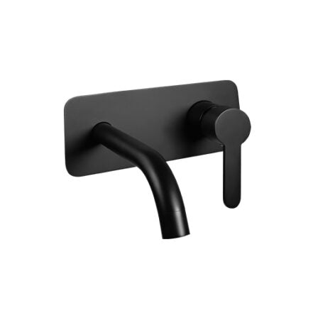 Loui Wall Outlet Mixer - Matte Black