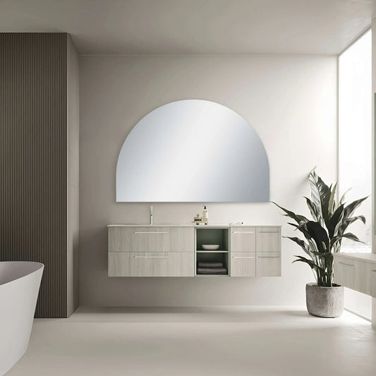 Non-Iuminous Pencil Edge  Moon  Mirror
1200x800mm