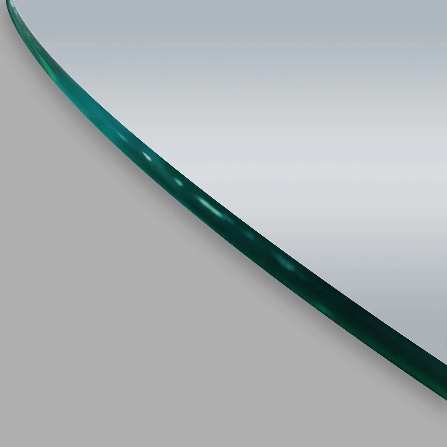 Non-Iuminous Pencil Edge Moon  Mirror
900x750mm