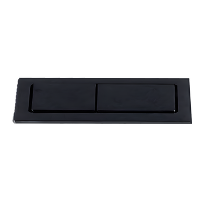 Marq Back to Wall Toilet Button & Hinge Cover Set - Matte Black