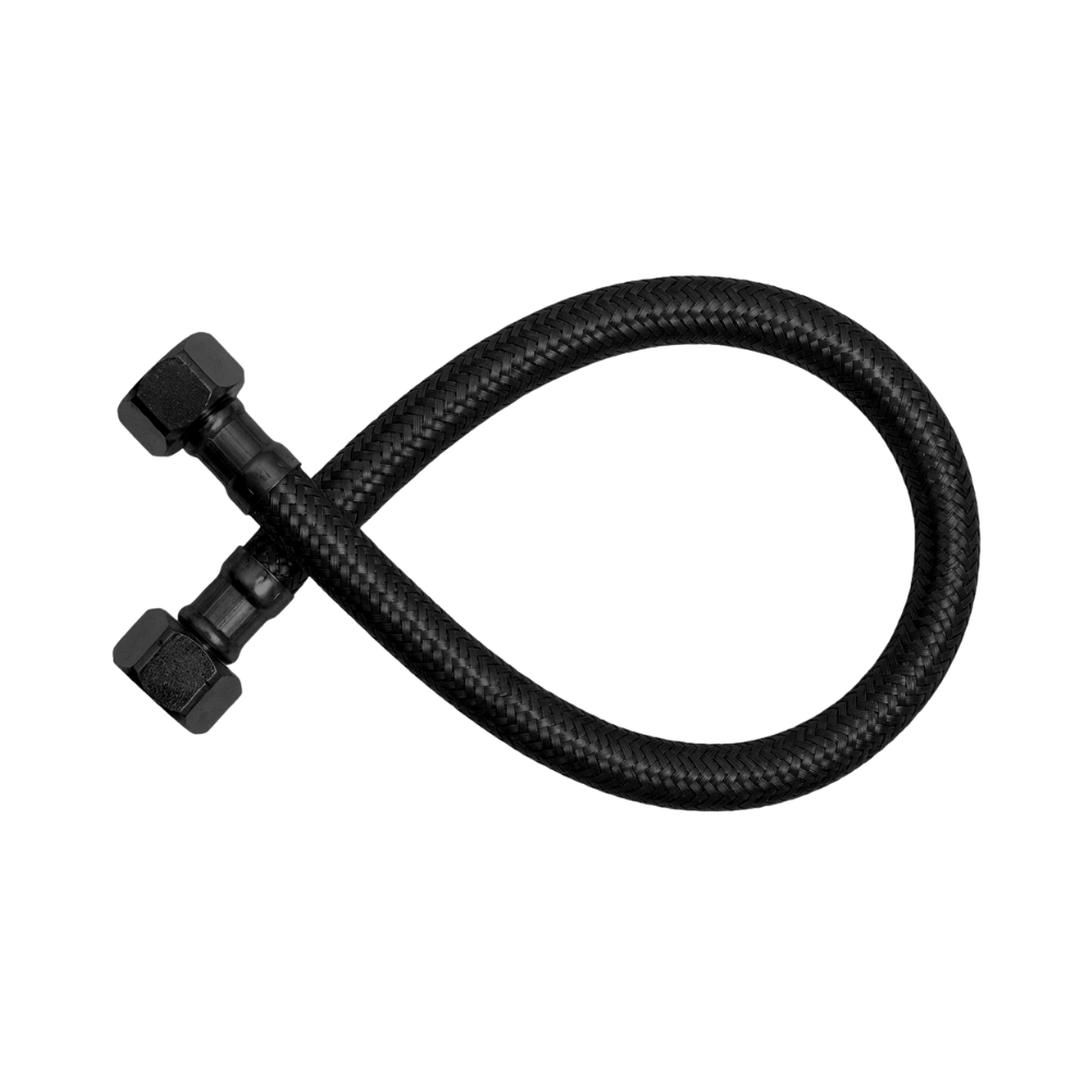 Marq 250mm Flexible Water Hose - Matte Black