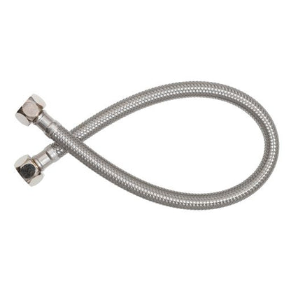 Marq 450mm Flexible Water Hose - Brushed Nickel