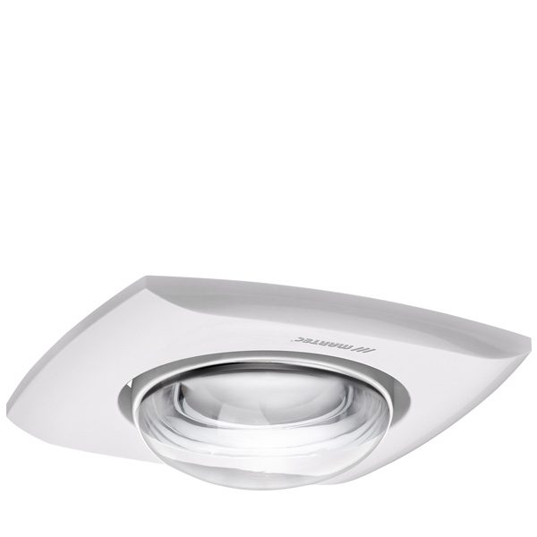 Contour 1 Single Heat Ceiling Bathroom Heater Unit Only - White