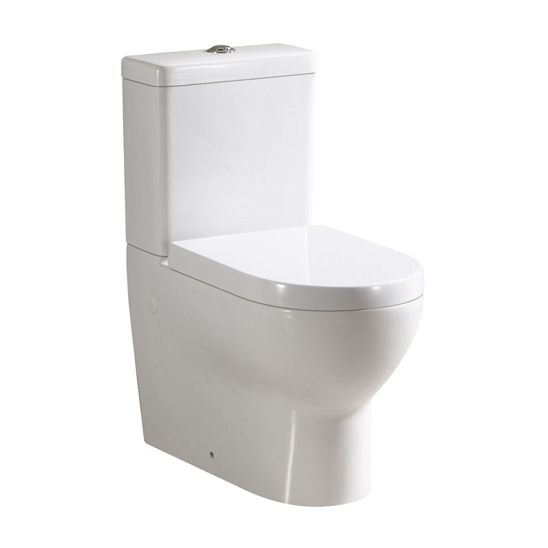 Mercury  Back-to-Wall Toilet Suite - Gloss White