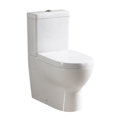 Mercury  Back-to-Wall Toilet Suite - Gloss White