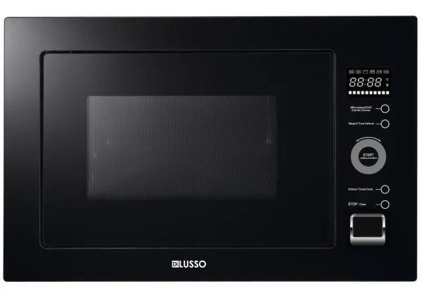 25L Built in Black Glass Microwave Combi with Fan Force and Grill - Commercial orders only, New price
