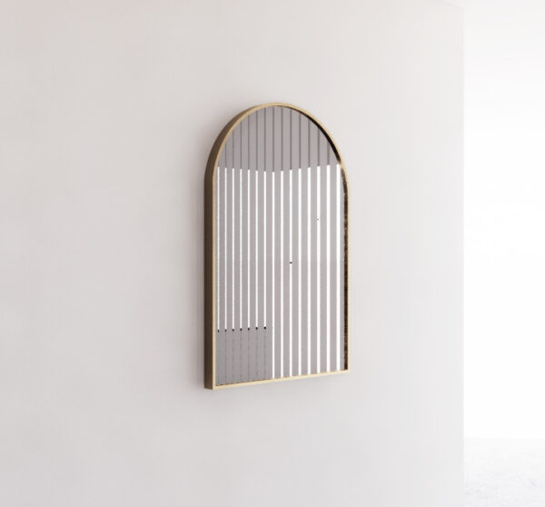 600mm Framed Non-LED - Gold - 600 x 900 x 45