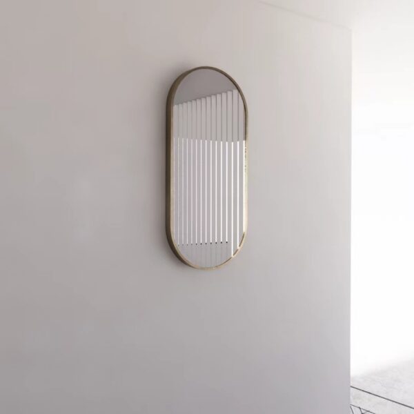 450mm Framed Non-LED - Gold - 450 x 900 x 45