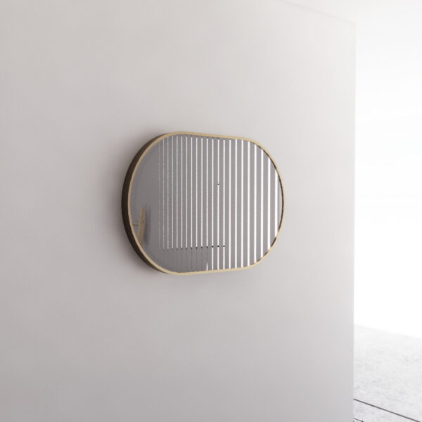 600mm Framed Non-LED - Gold - 600 x 900 x 45