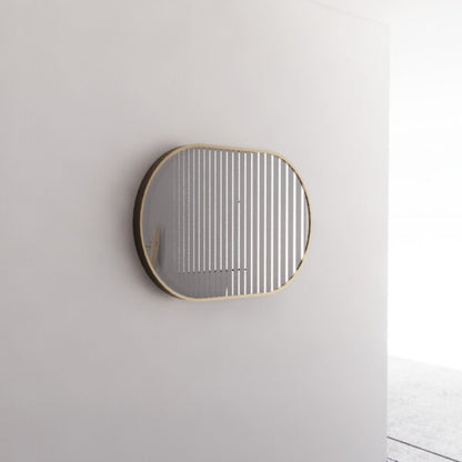 600mm Framed Non-LED - Gold - 600 x 900 x 45