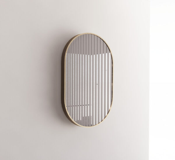 600mm Framed Non-LED - Gold - 600 x 900 x 45