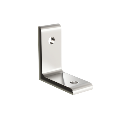 121 Aluminum Angle Bracket – 6mm thick bracket with 6mmØ countersunk hole - Anodised Aluminium