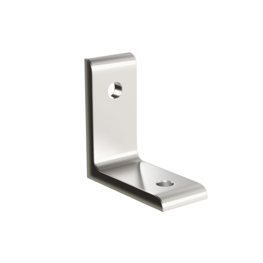 121 Aluminum Angle Bracket – 6mm thick bracket with 6mmØ countersunk hole - Anodised Aluminium