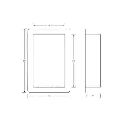Recessed Soap Dish Anti Ligature NH